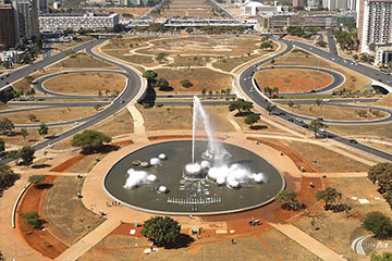 Brasília - Praça Burle Marx vista da torre