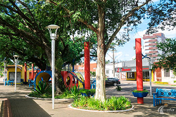 Campo Bom - Praça junto ao Espaço Marilú Kehl